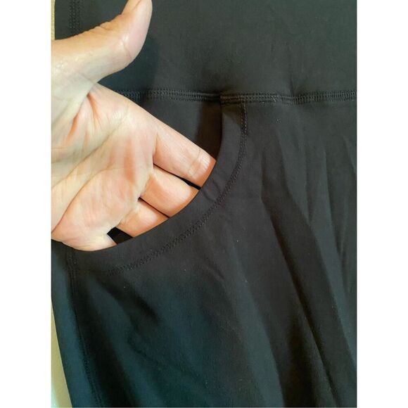 ESOFT Wide Leg Pants High-Waisted Yoga Work Dress Pants Pockets L NWOT - Picture 5 of 8